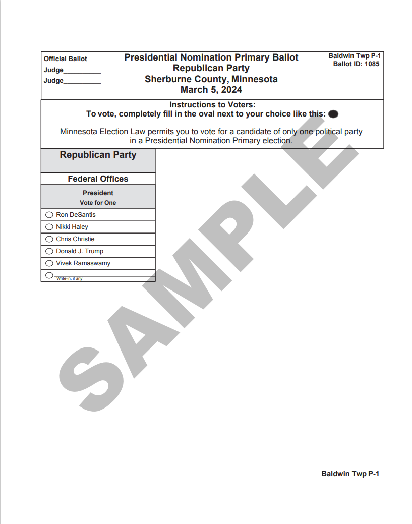 Baldwin Township MN Election Information Baldwin Township MN